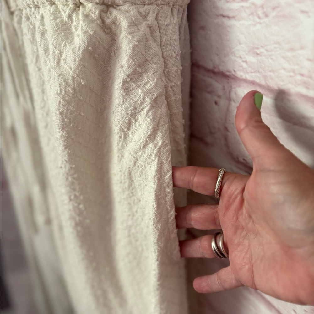 Free People cream Harem Textured Pant - Picture 5 of 9